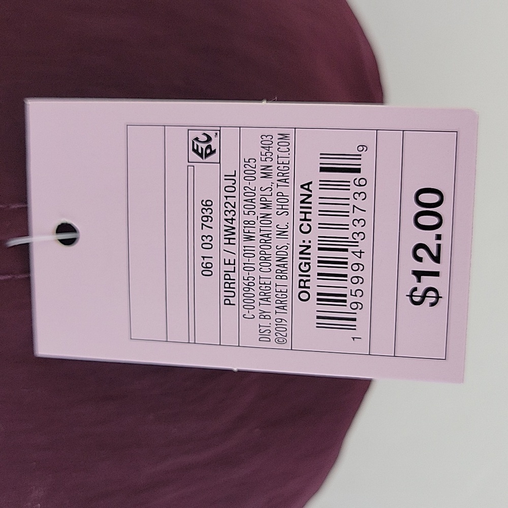 Wild Fable Light Ballcap Eggplant Purple Adjustable NWT - Picture 13 of 15